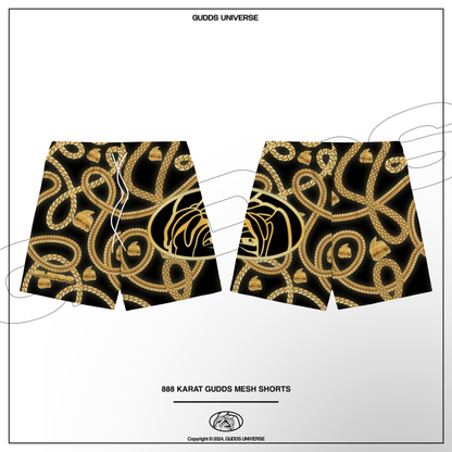 GUDDS UNIVERSE - “888 KARAT” MESH SHORT