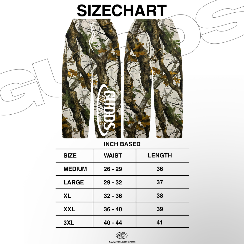 “REALTREE VANILLA” BAGGY PANTS
