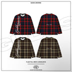 “PLAID FULL MESH” LONGSLEEVES