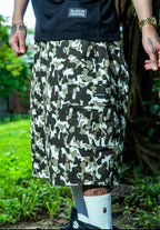 “CAMOU CARGO” SHORTS BAGGY FIT