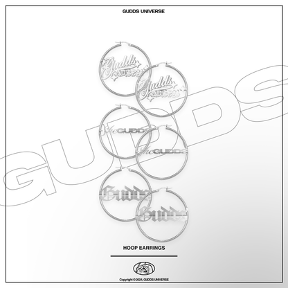 GUDDS - “HOOP” EARRINGS (LIMITED PIECES)
