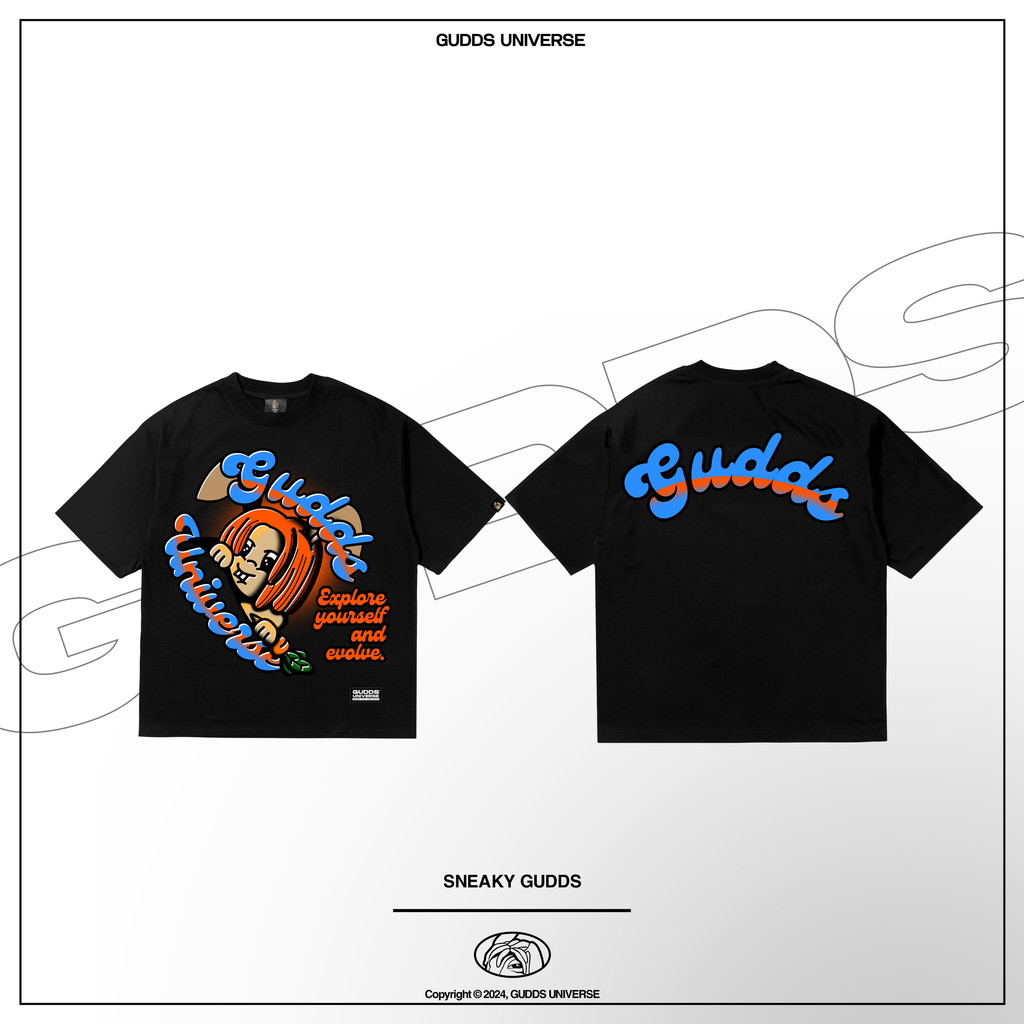 GUDDS UNIVERSE - "SNEAKY GUDDS" - GRAPHIC TEE