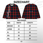 “PLAID FULL MESH” LONGSLEEVES