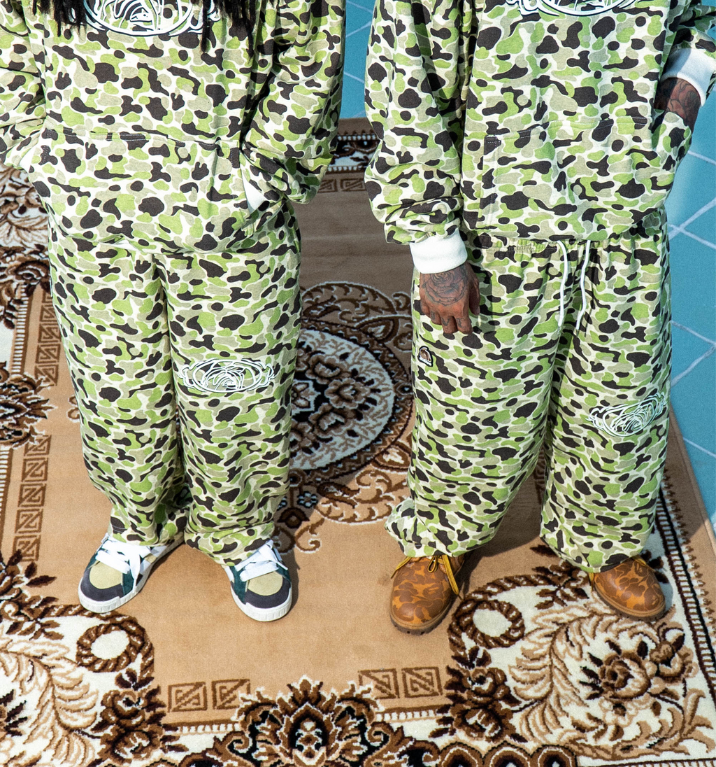 GUDDS "EXCLUSIVE CAMOU" VIBRANT DUCK CAMOU SWEATPANTS