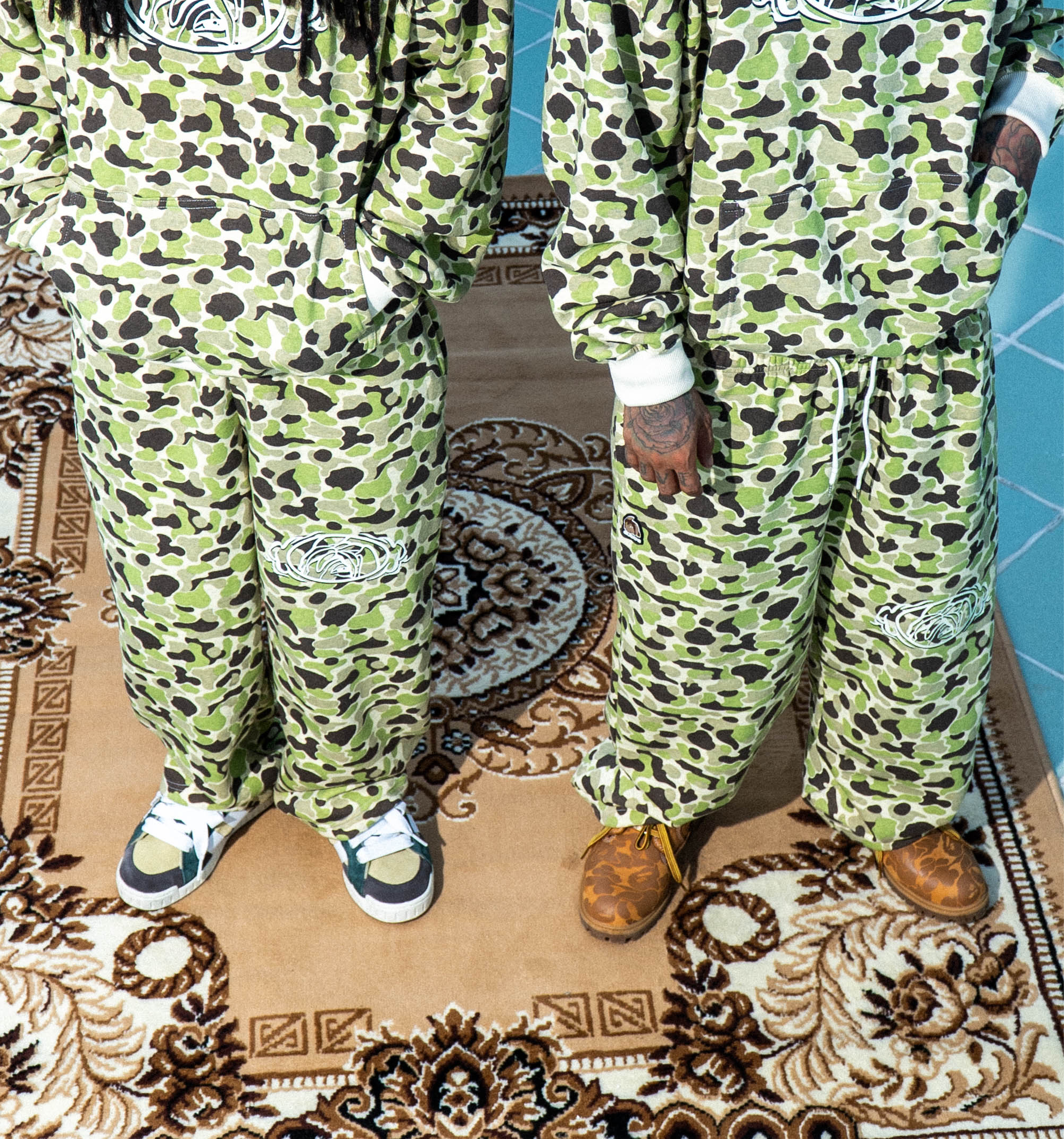 GUDDS "EXCLUSIVE CAMOU" VIBRANT DUCK CAMOU SWEATPANTS