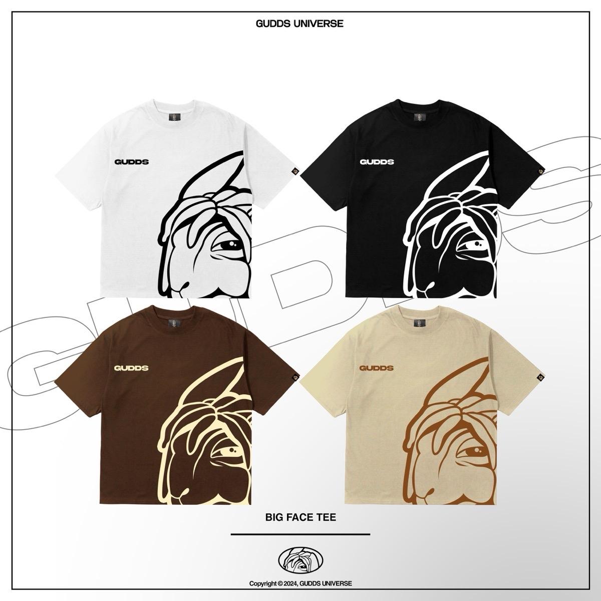 GUDDS "BIG FACE" LOGO TEE
