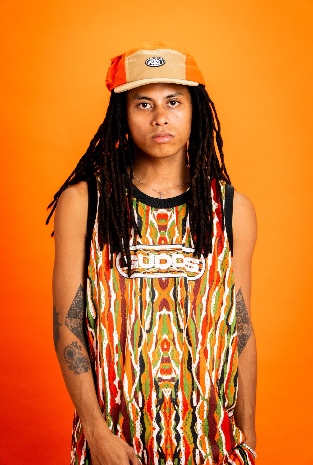 “COOGI” FULL MESH JERSEY TOP
