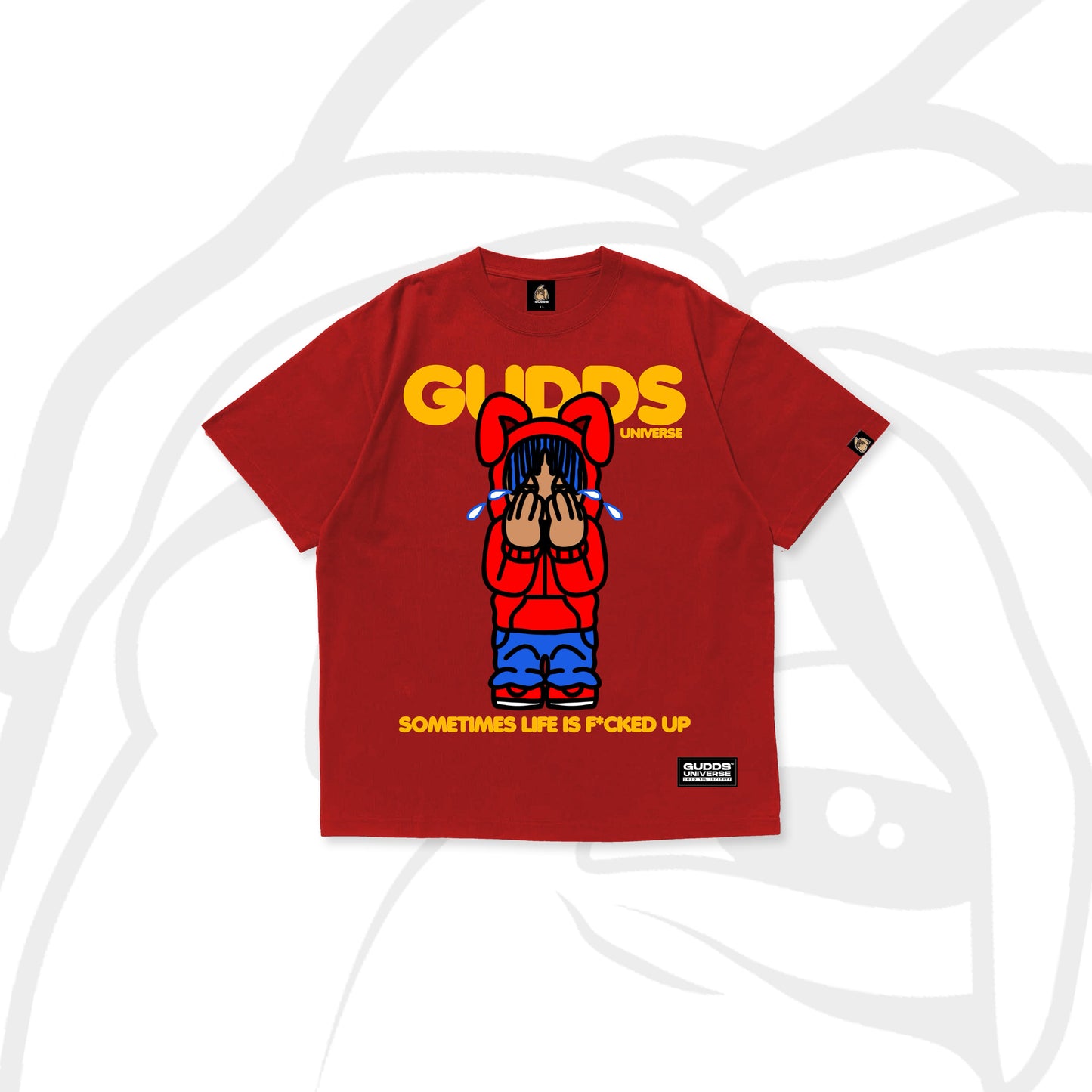 GUDDS UNIVERSE - “SLIFU” GRAPHIC TEE (RED)