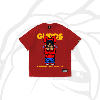 GUDDS UNIVERSE - “SLIFU” GRAPHIC TEE (RED)