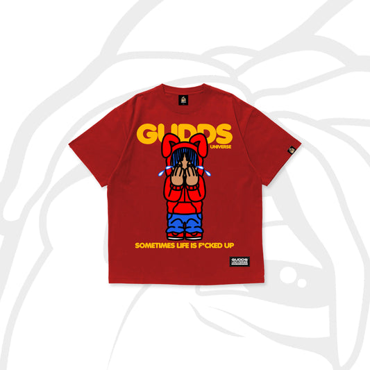 GUDDS UNIVERSE - “SLIFU” GRAPHIC TEE (RED)