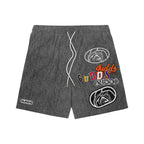 “DENIM” MESH SHORTS