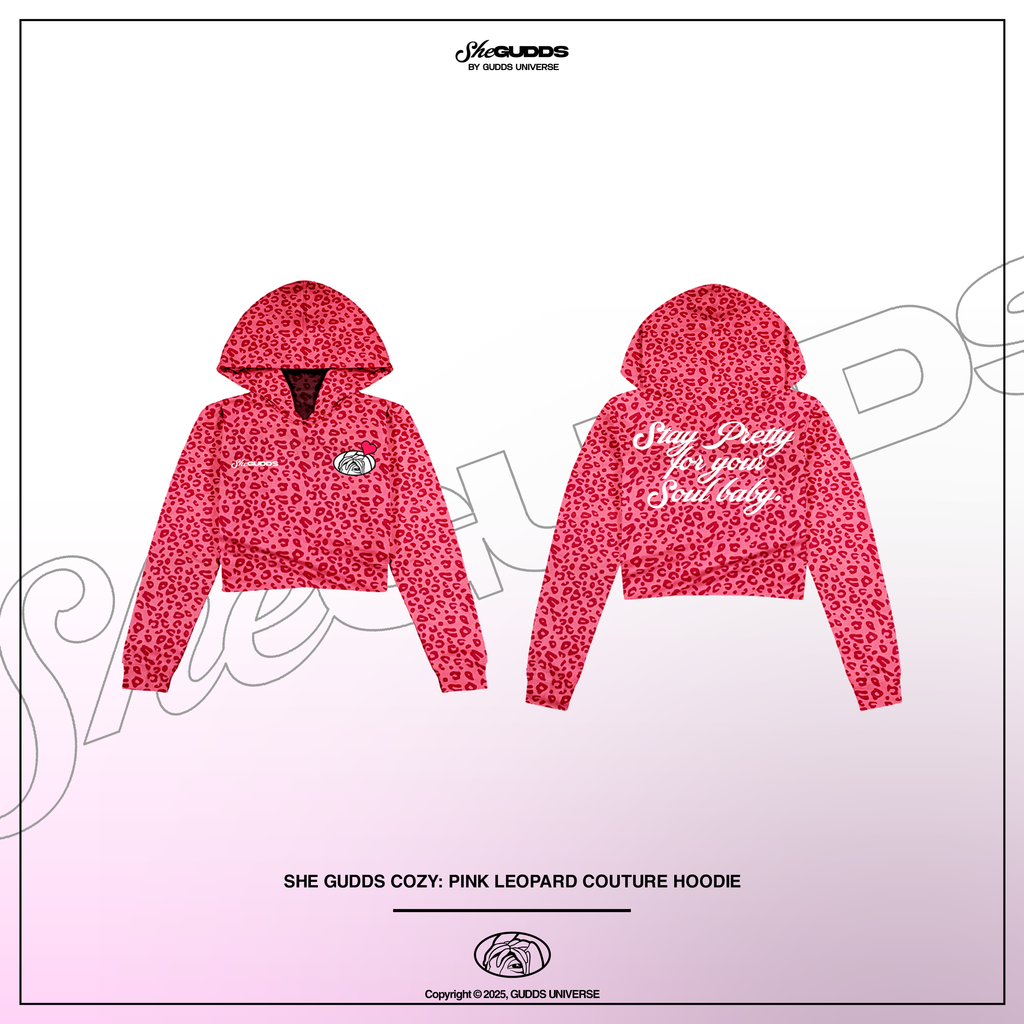 SheGUDDS - “PINK PANTHER” COUTURE HOODIE
