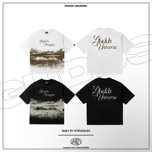 GUDDS UNIVERSE - “BUILT BY STRUGGLES” GRAPHIC TEE