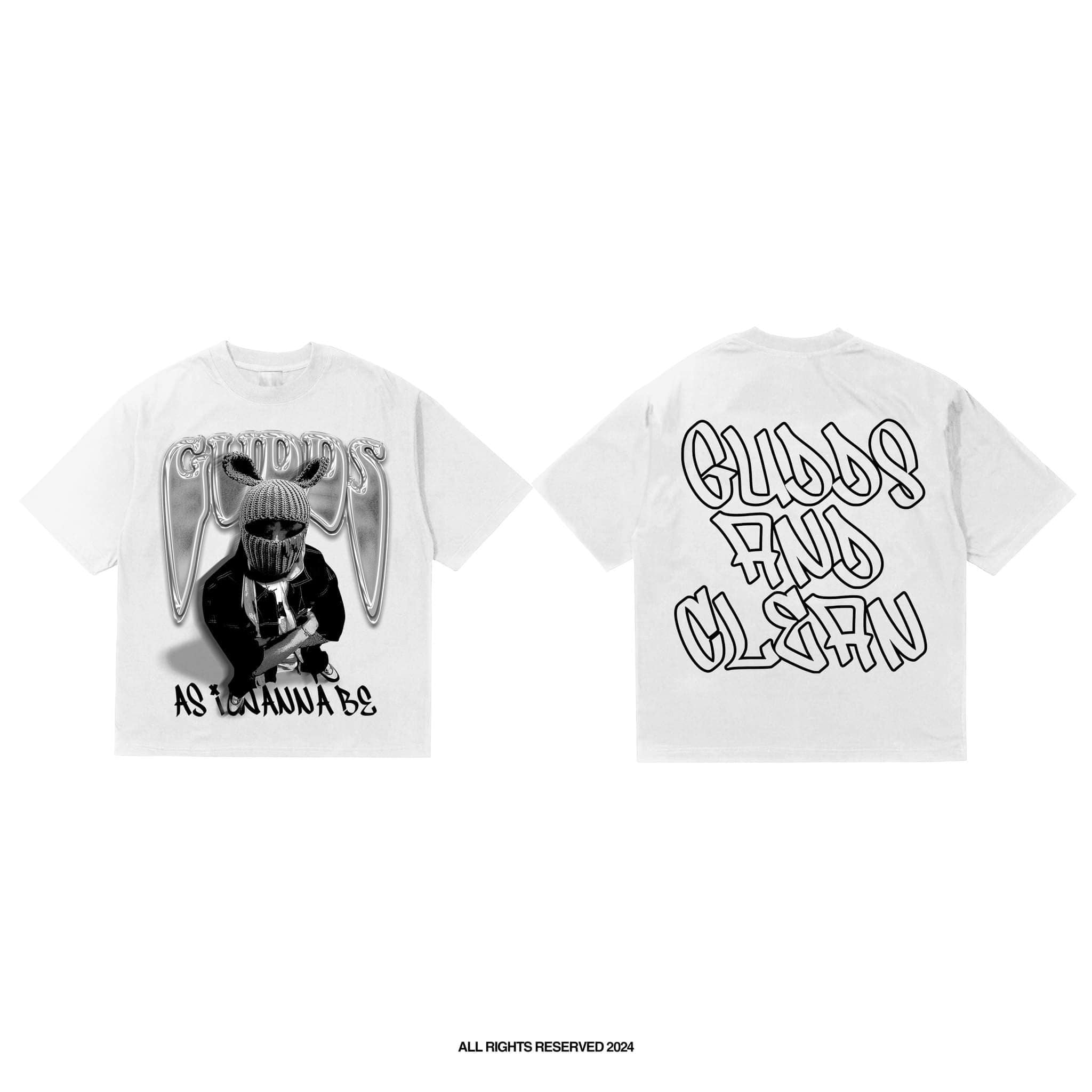 GUDDS UNIVERSE "GUDDS AND CLEAN" TEE
