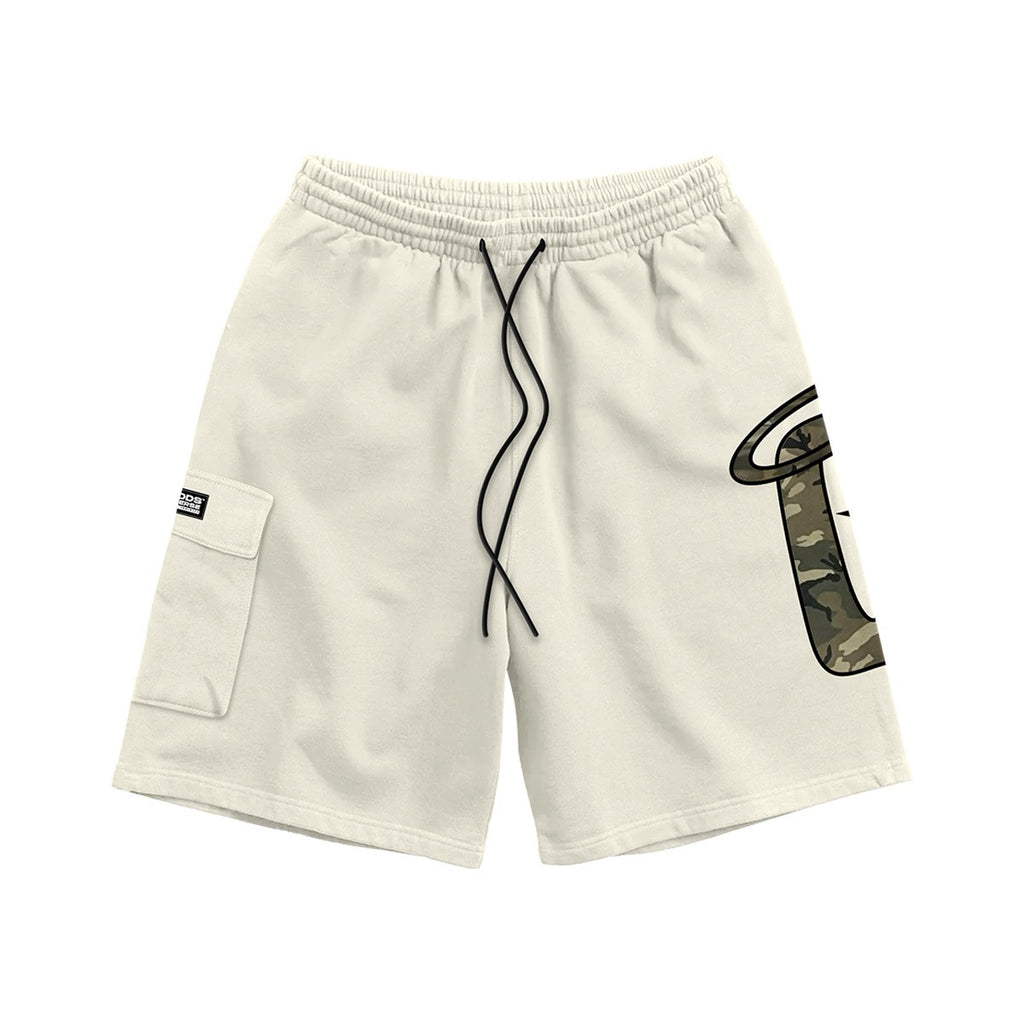 G APPLIQUE CARGO SHORTS