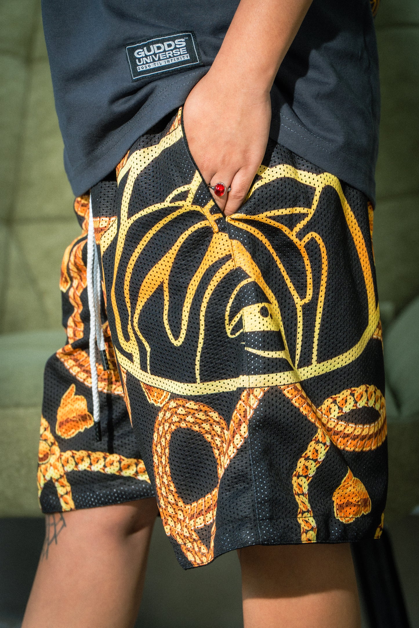 GUDDS UNIVERSE - “888 KARAT” MESH SHORT