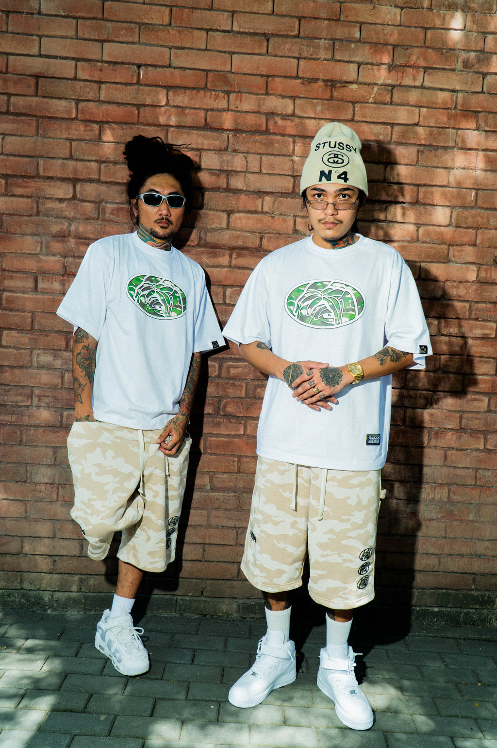 GUDDS - "OVAL CAMO" TEE (NEVER NOT MOVING)