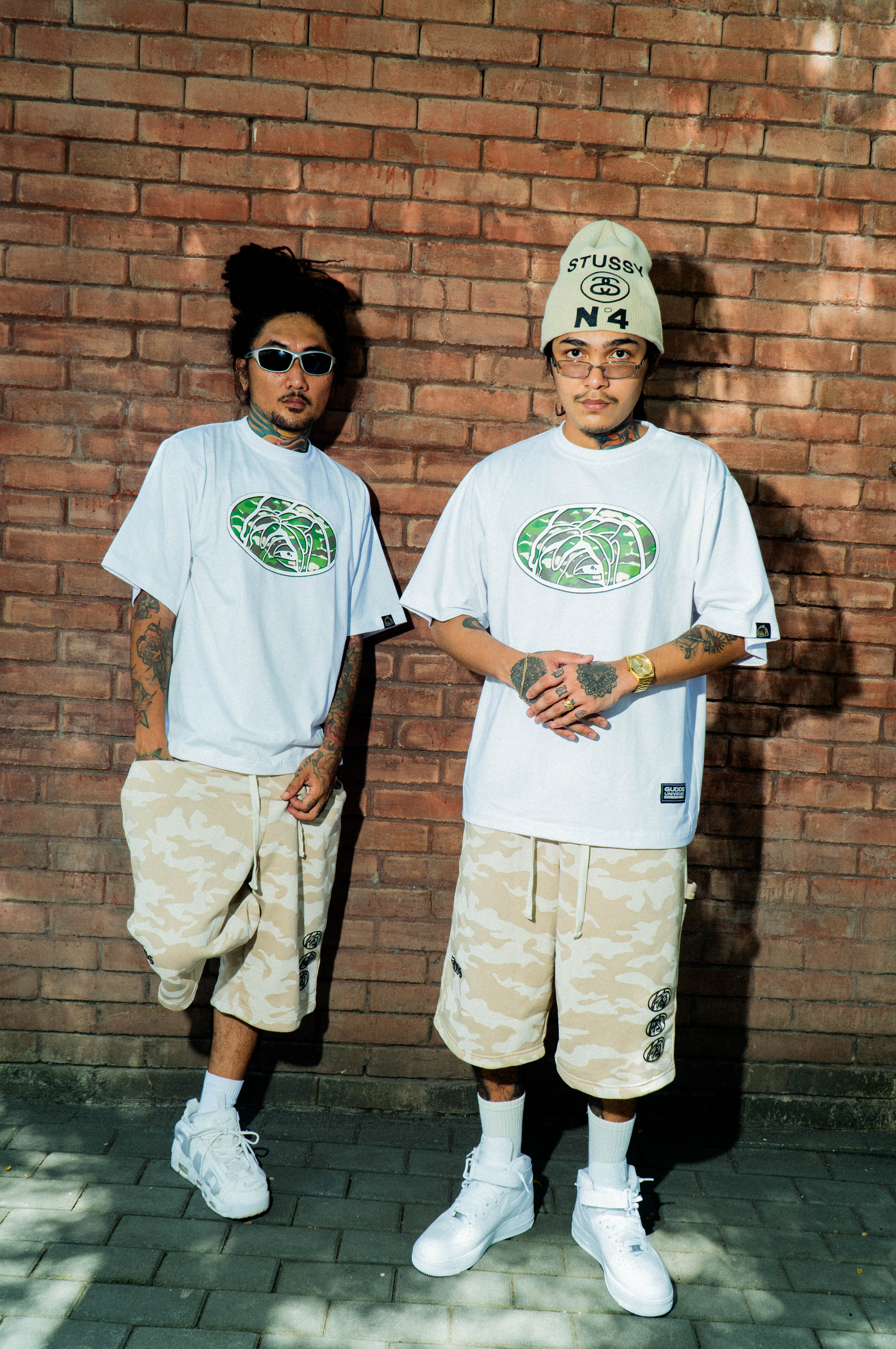 GUDDS - "OVAL CAMO" TEE (NEVER NOT MOVING)