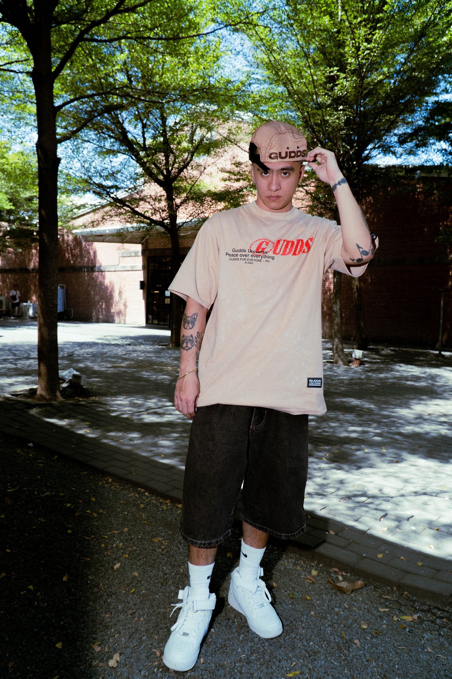 GUDDS - "FADE AND RESTART" ACID WASH TEE