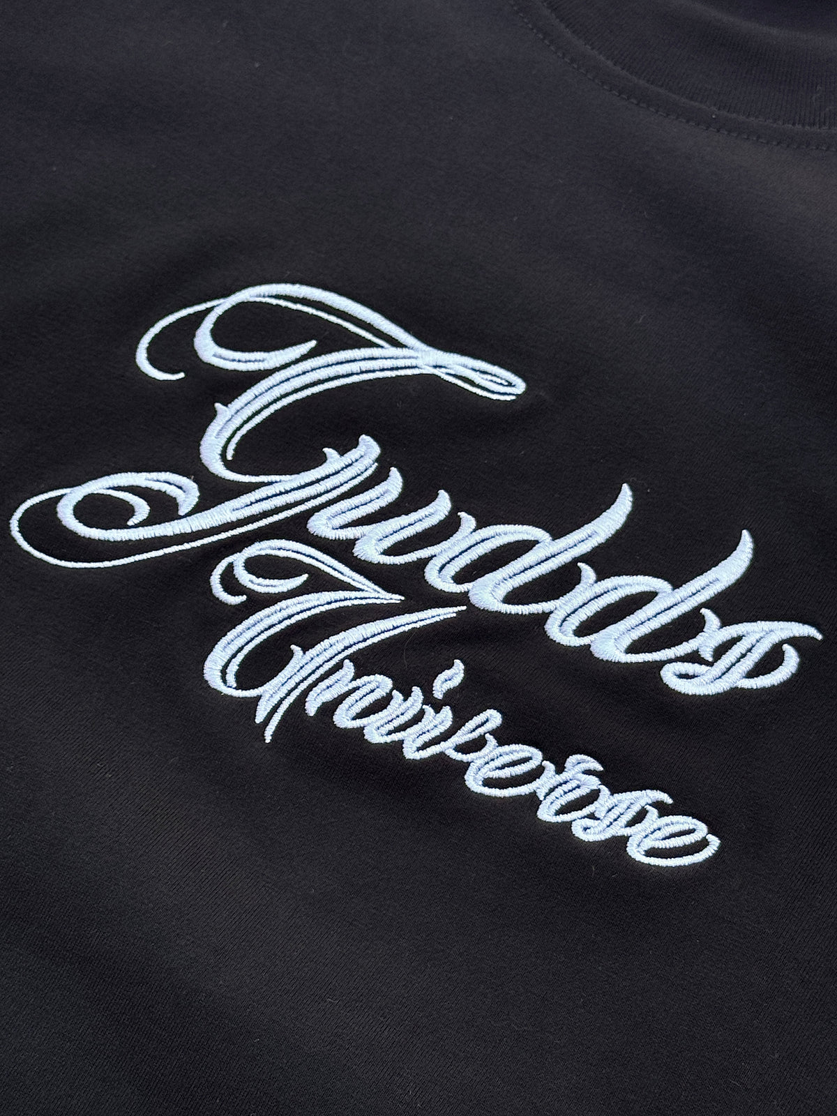EMBROIDERED “CHICANO SCRIPT” TEE