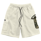 G APPLIQUE CARGO SHORTS