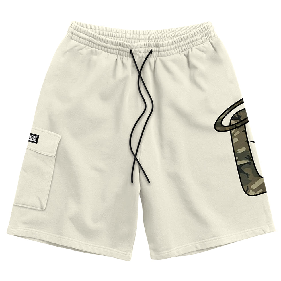 G APPLIQUE CARGO SHORTS