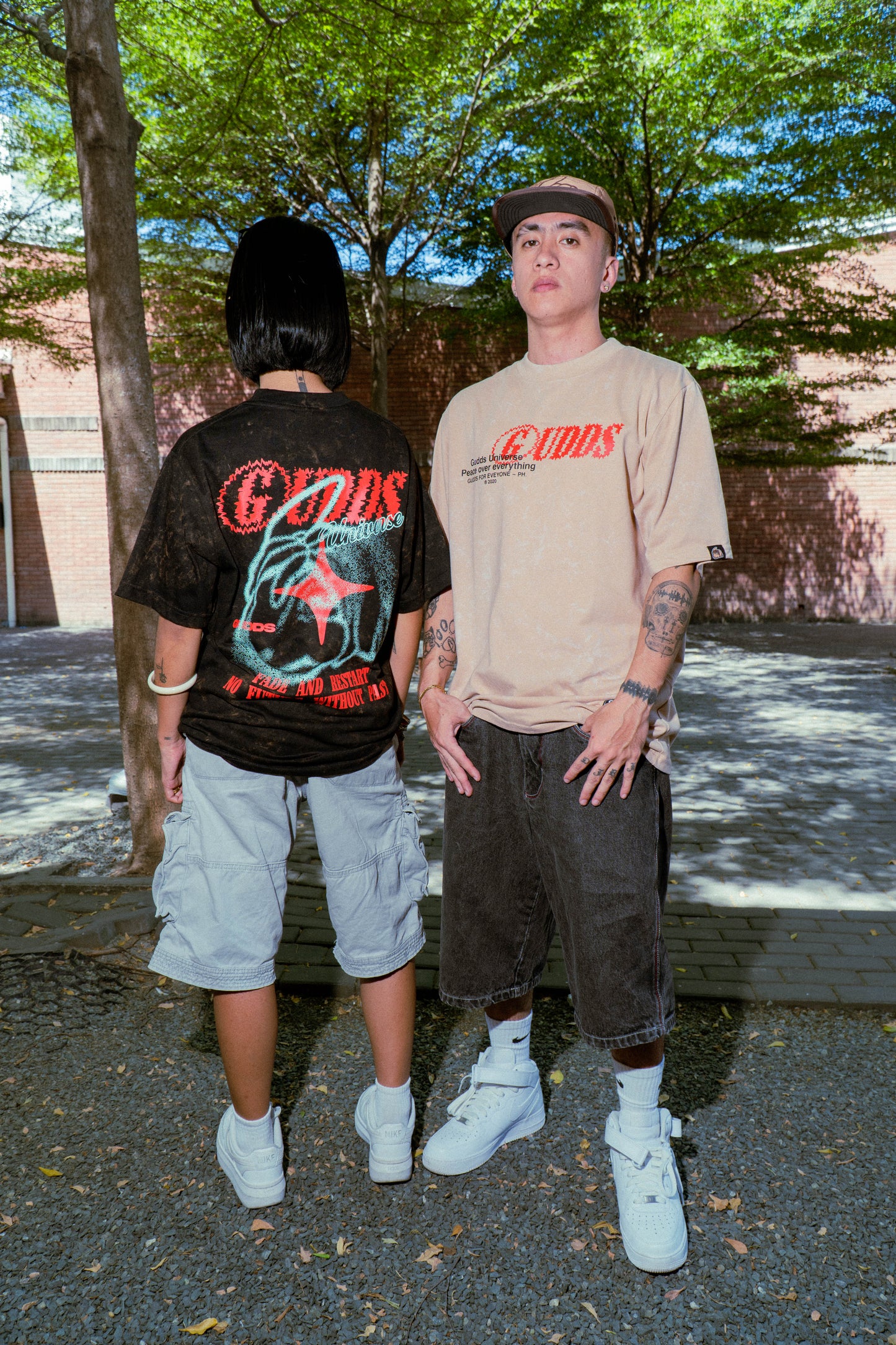 GUDDS - "FADE AND RESTART" ACID WASH TEE