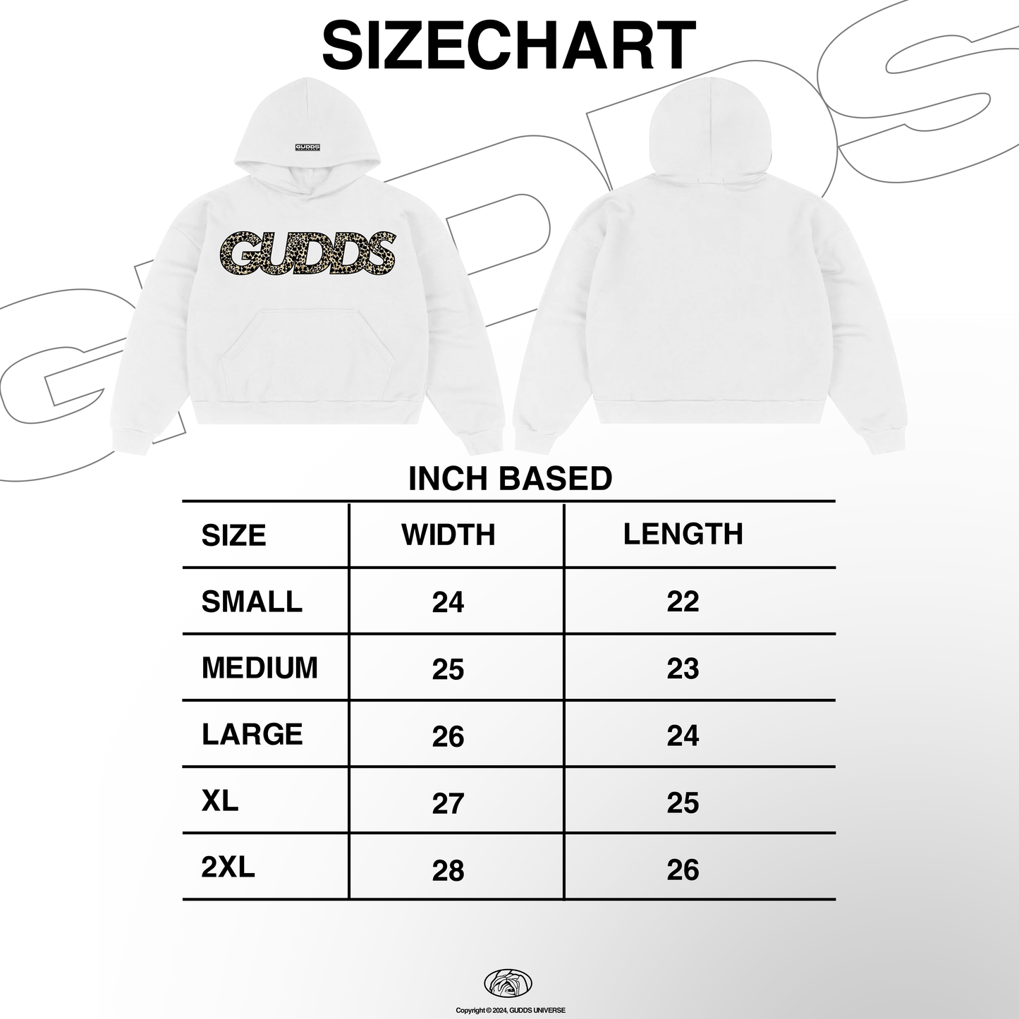 GUDDS UNIVERSE - “SPELL OUT” HOODIE