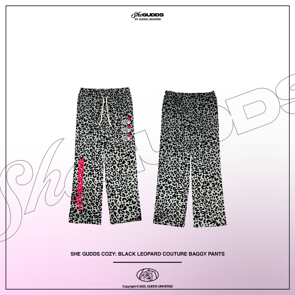 SheGUDDS - “BLACK PANTHER” COUTURE BAGGY PANTS