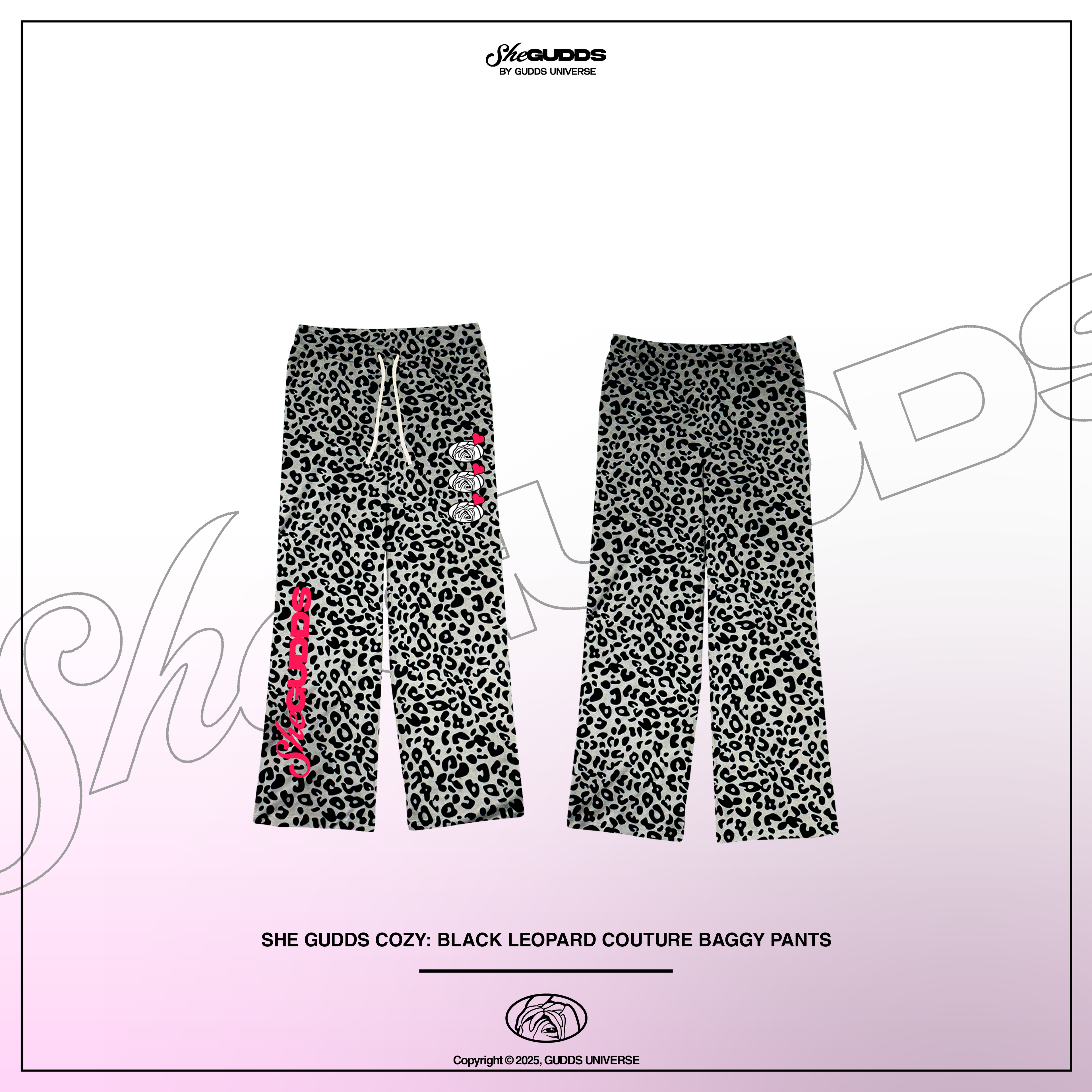 SheGUDDS - “BLACK PANTHER” COUTURE BAGGY PANTS