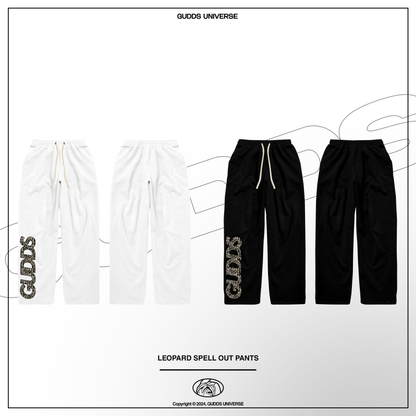 GUDDS UNIVERSE - “SPELL OUT” BAGGY SWEATPANTS