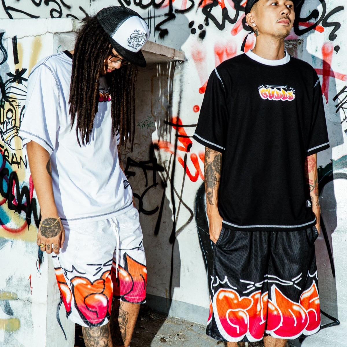 GUDDS UNIVERSE "BIG FACE GRAFFITI" MESH SHORT