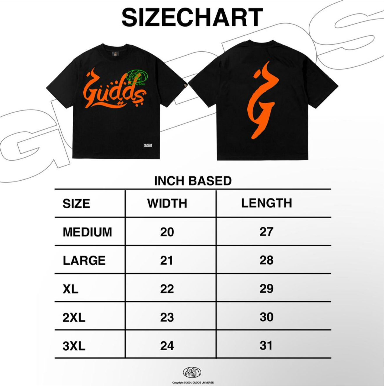 GUDDS UNIVERSE "HINDU OVAL" GRAPHIC TEE