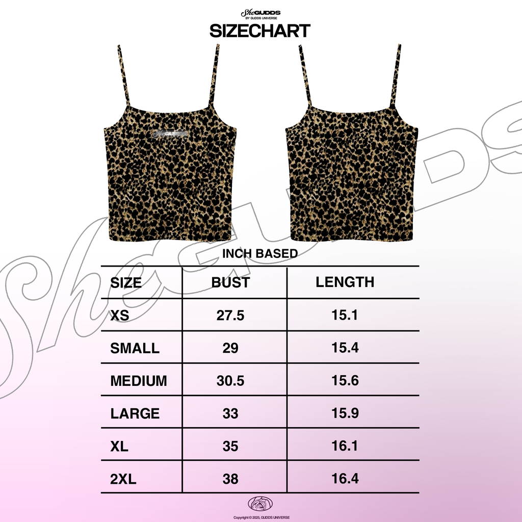 SheGUDDS - “SPAGHETTI” LEOPARD SANDO TUBE