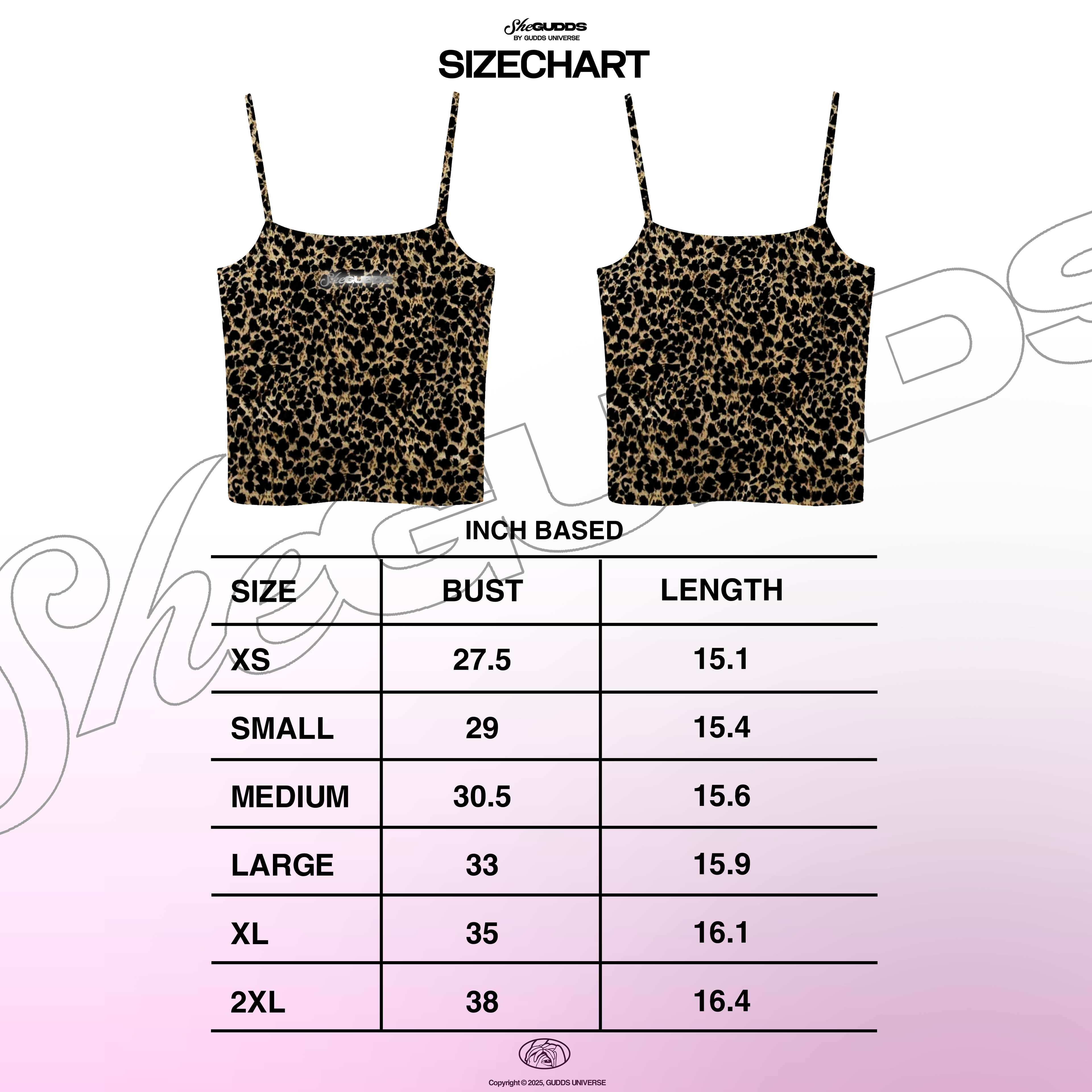 SheGUDDS - “SPAGHETTI” LEOPARD SANDO TUBE