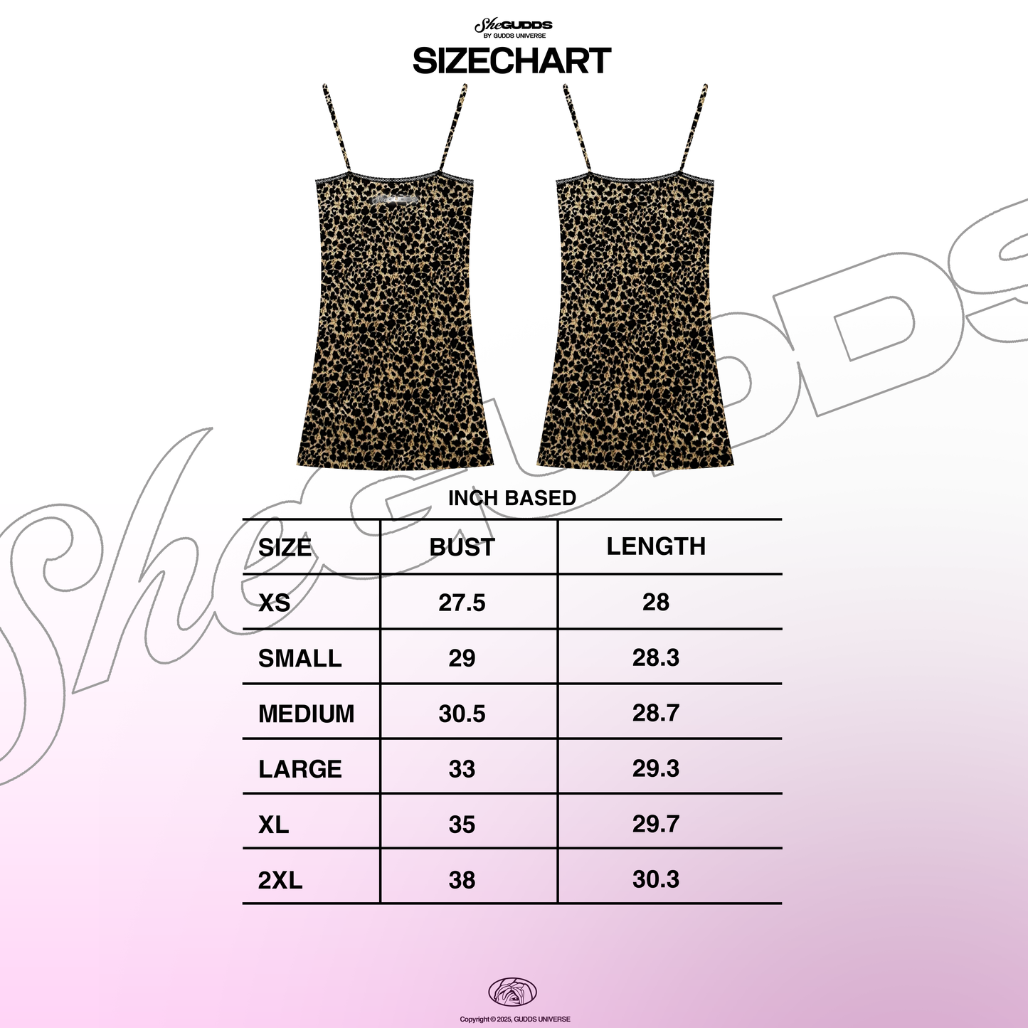 SheGUDDS - “SPAGHETTI” LEOPARD DRESS