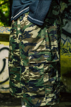 “CAMOU CARGO” SHORTS BAGGY FIT
