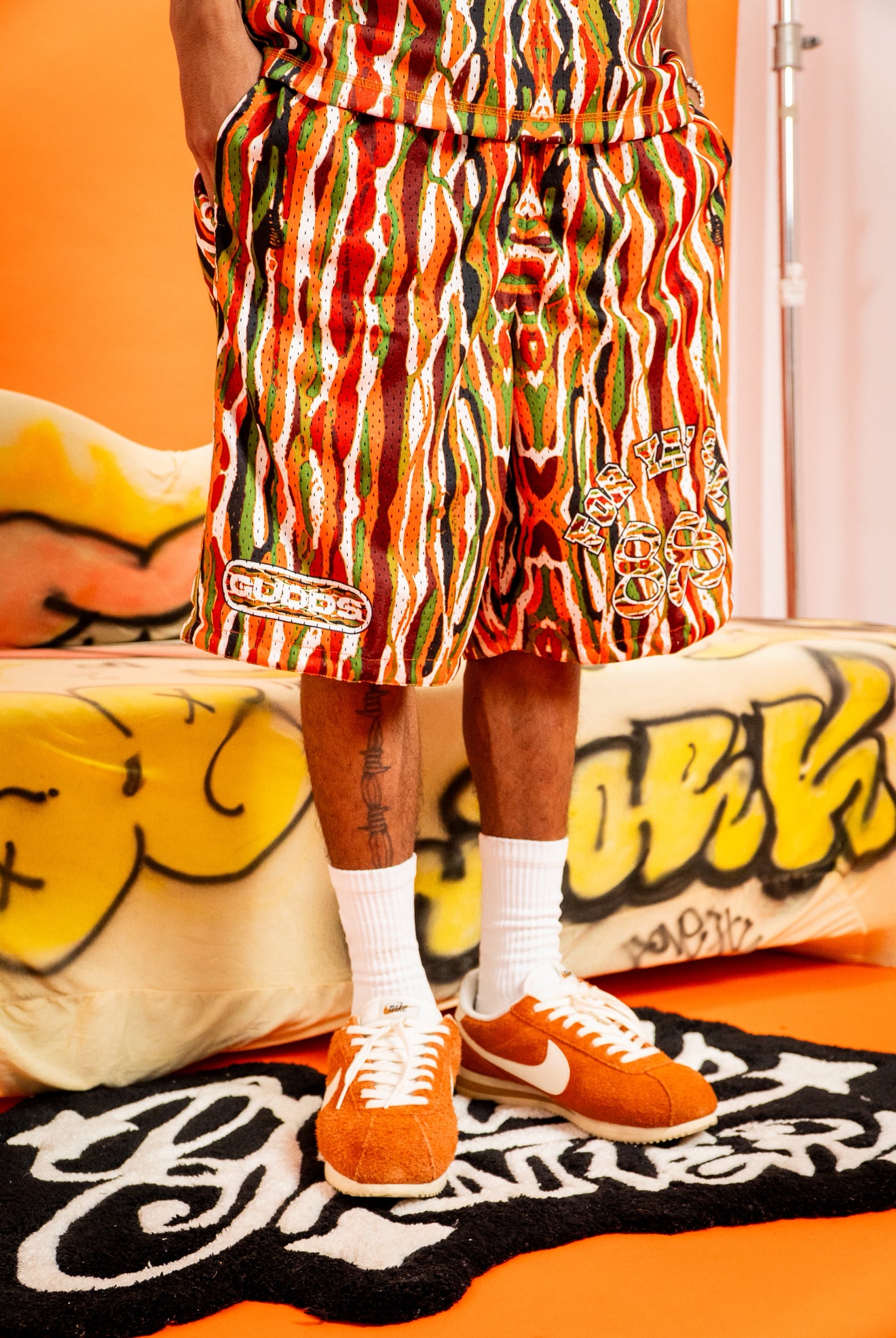 “COOGI” FULL MESH SHORTS