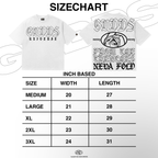 GUDDS UNIVERSE - "NEVA FOLD" BIG BACK PRINT TEE!