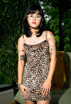 SheGUDDS - “SPAGHETTI” LEOPARD DRESS
