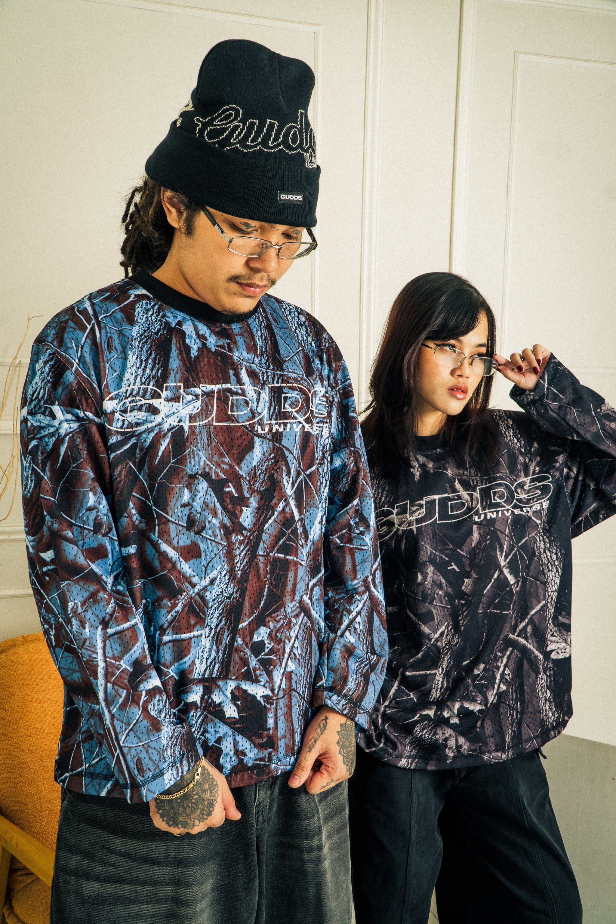 “STRETCH L/S MESH” JERSEY TOP