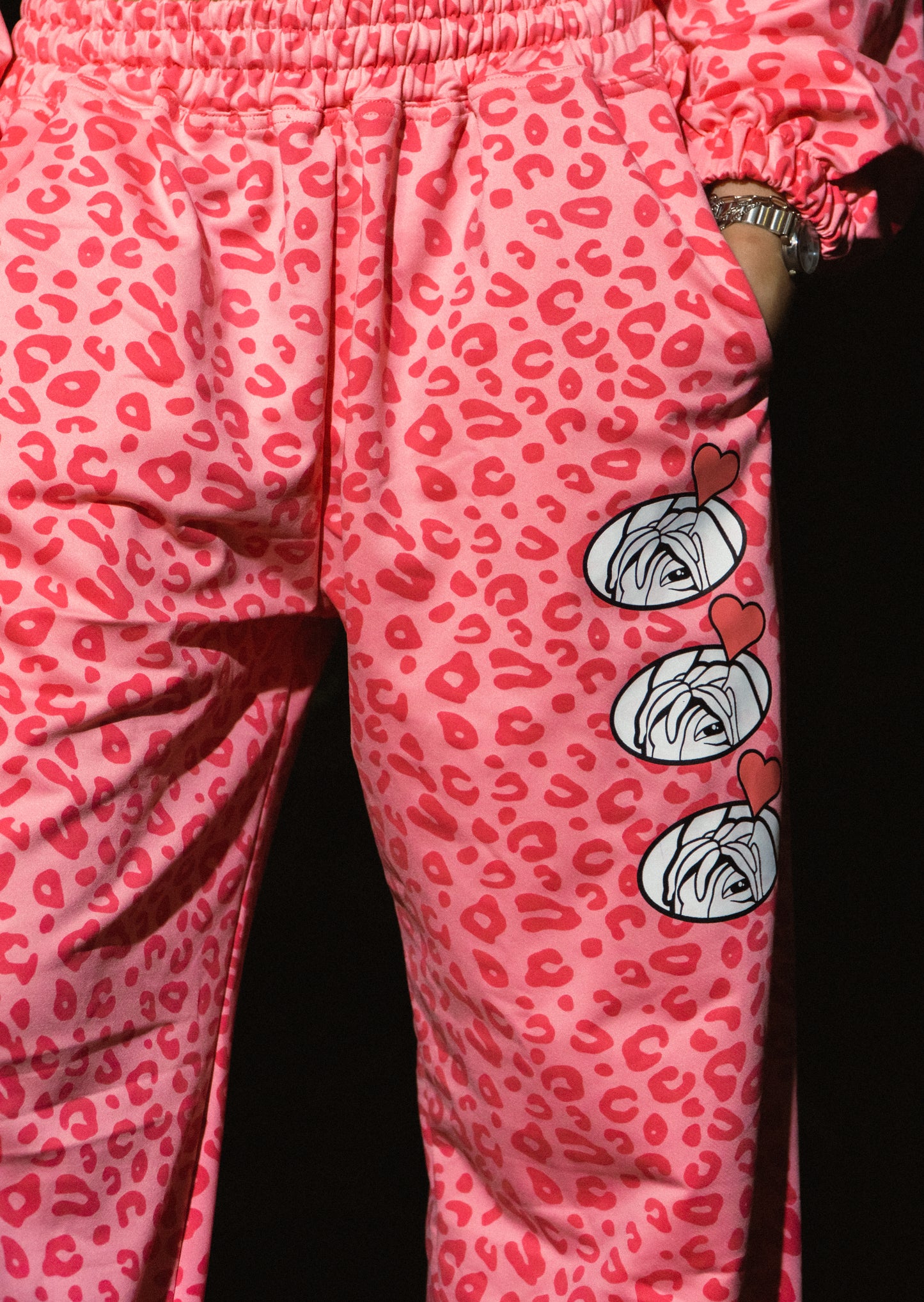 SheGUDDS - “PINK PANTHER” COUTURE BAGGY PANTS