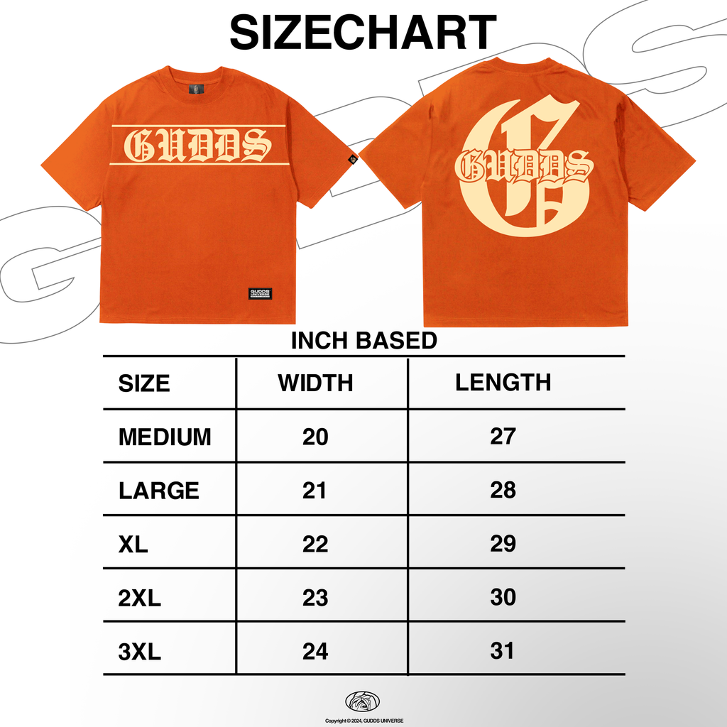 GUDDS - "OLD ENGLISH SCRIPT" TEE