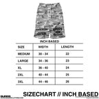 “LUX CAMO” SWEAT SHORTS