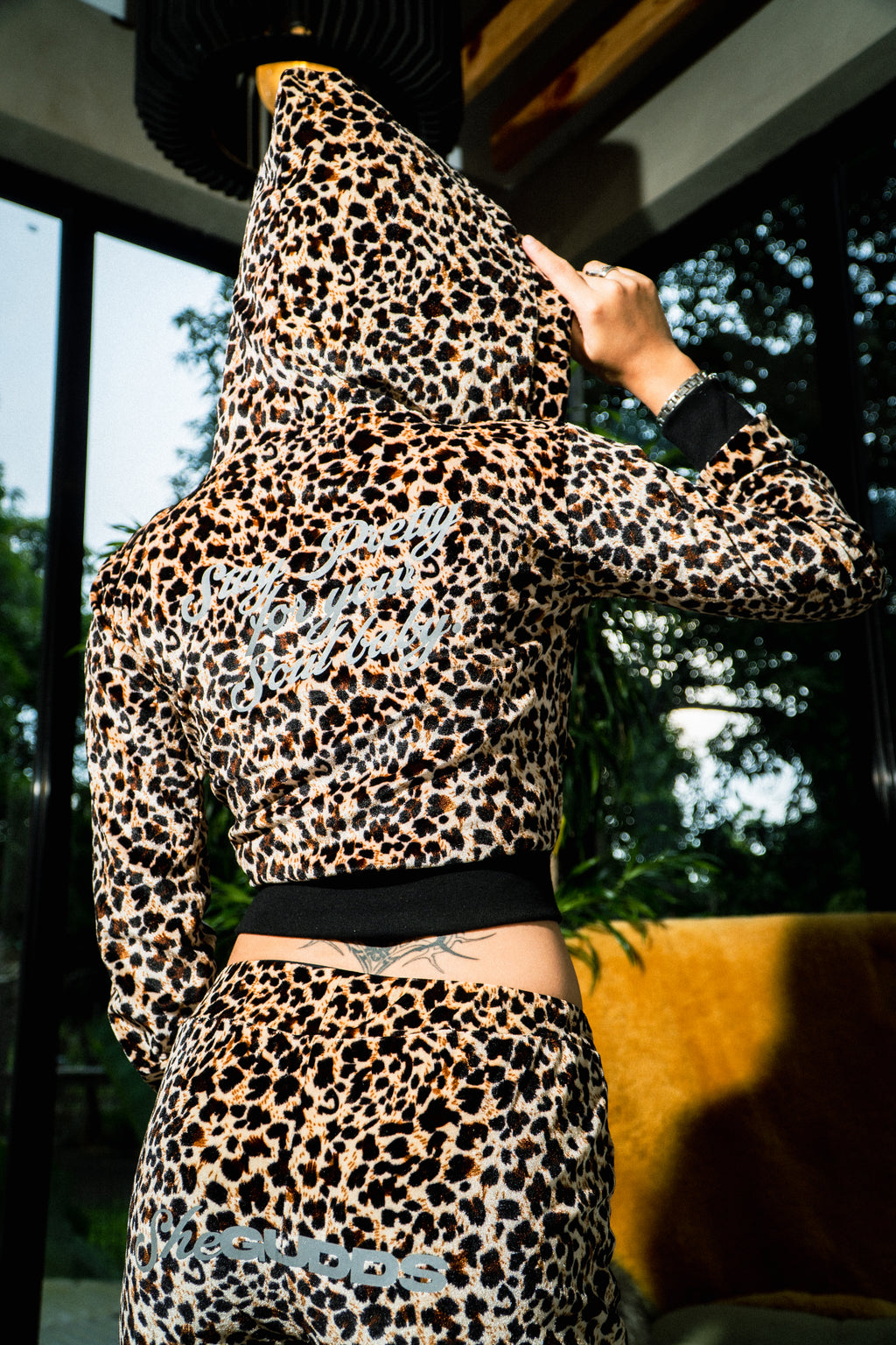 SheGUDDS - “COZY” LEOPARD COUTURE HODDIE