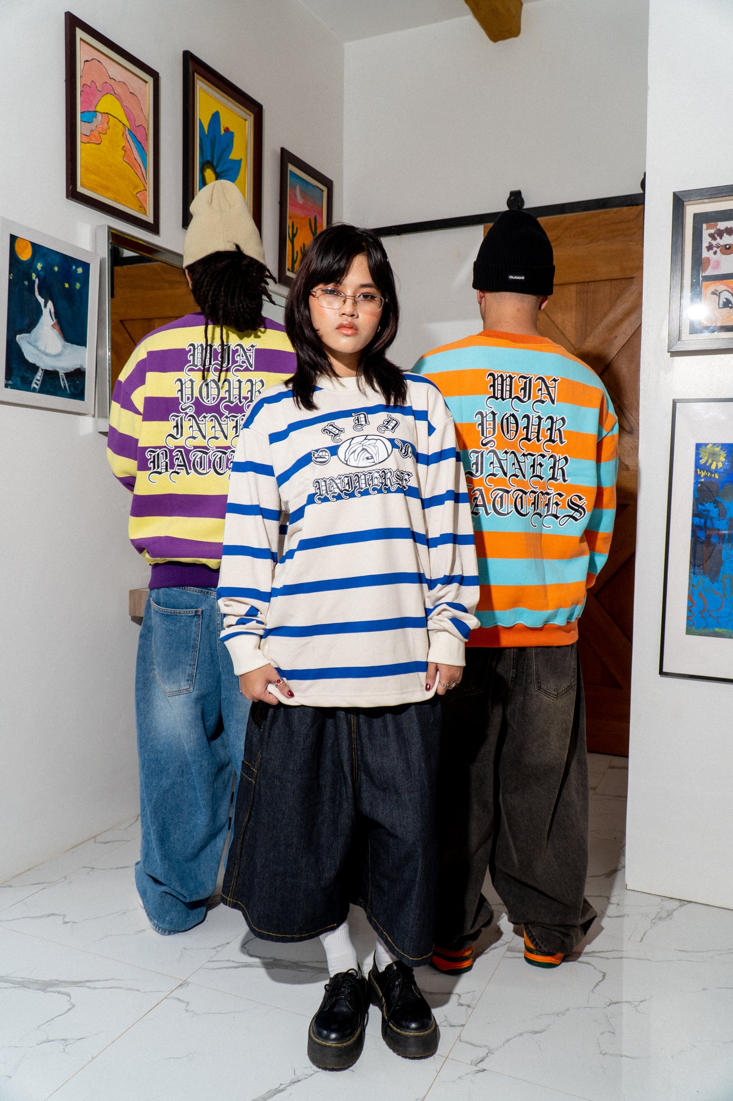 GUDDS UNIVERSE - “PULLOVER STRIPES” SWEATER