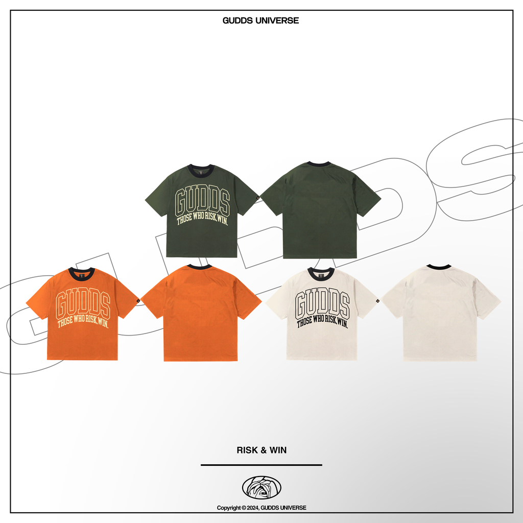 GUDDS UNIVERSE - "RISK & WIN" GRAPHIC TEE