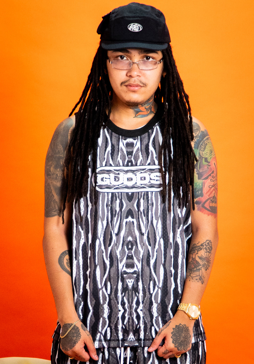 “COOGI” FULL MESH JERSEY TOP