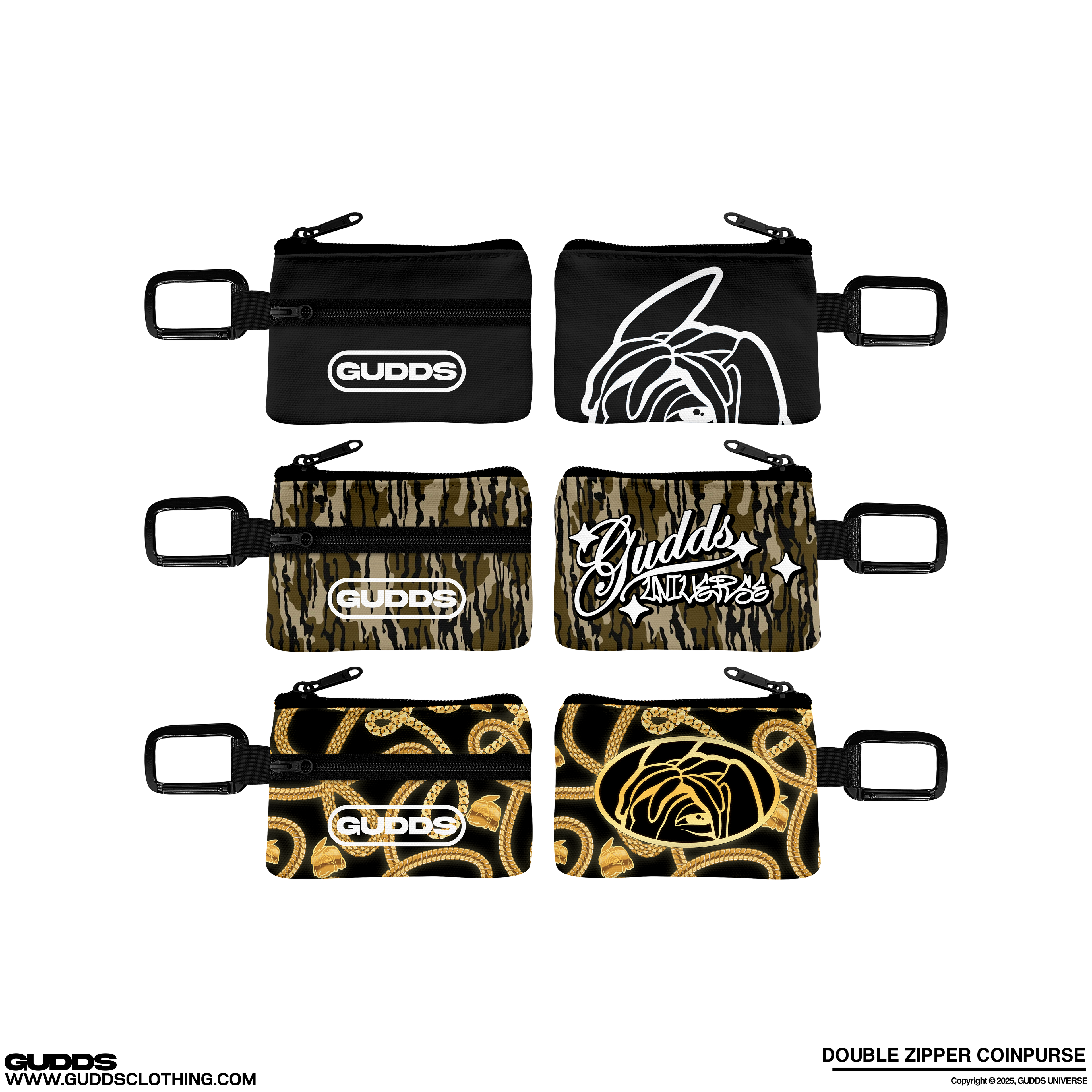 “DOUBLE ZIPPER” COINPURSE