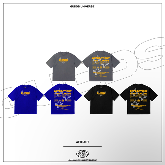 GUDDS UNIVERSE - “ATTRACT” GRAPHIC TEE